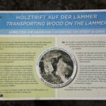 Holztrift auf der Lammer