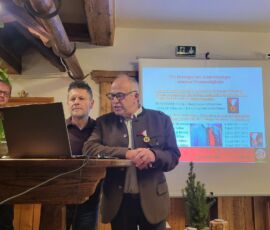 Obmann und Hauptmann Christian Maier